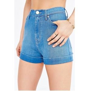 BDG perry pin up high waisted shorts